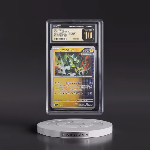 2024 High Class Pack: Terastal Fest ex - sv8a #055/187 Iron Thorns - Holo (CGC 10 PRISTINE)