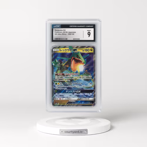 2018 GX Ultra Shiny #098/150 Rayquaza GX - Holo (CGC 9 MINT)