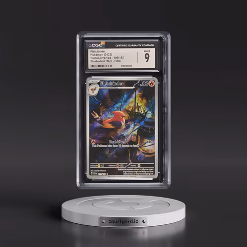 2023 Paldea Evolved - PAL EN #199/193 Fletchinder - Illustration Rare Holo (CGC 9 MINT)