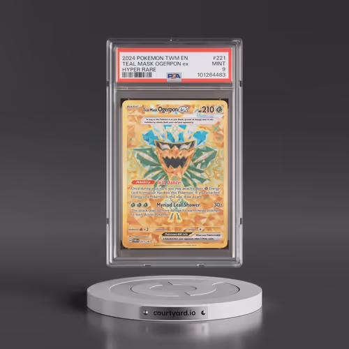 2024 Pokémon Twm EN-Twilight Masquerade #221 Teal Mask Ogerpon EX Hyper Rare