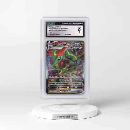 2022 VSTAR Universe #108/172 Rayquaza VMAX - Holo (CGC 9 MINT)
