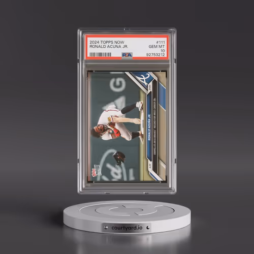 2024 Topps Now #111 Ronald Acuna Jr. (PSA 10 GEM MINT)