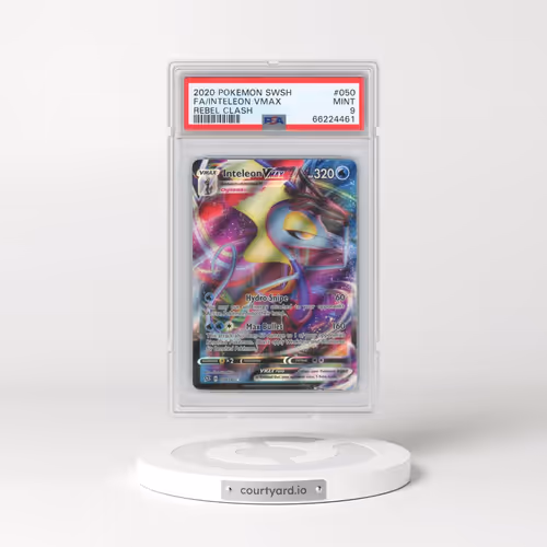 2020 Pokémon Sword & Shield Rebel Clash #050 Inteleon Vmax - Full Art (PSA 9 MINT)