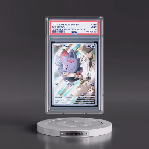 2025 Pokémon Svp EN-SV Black Star Promo #189 N's Zorua - Journey Together Pokemon Center Elite Train