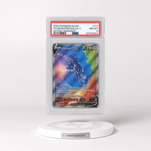 2022 Pokémon Sword & Shield Astral Radiance #177 Origin Forme Dialga V - Holo Full Art (PSA 8 NM-MT)