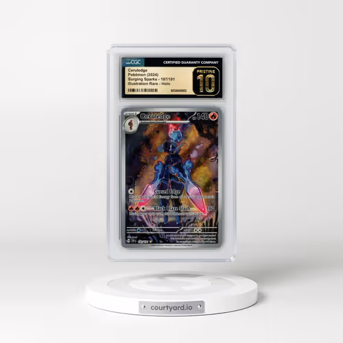 2024 Surging Sparks - SSP EN #197/191 Ceruledge - Illustration Rare Holo (CGC 10 PRISTINE)