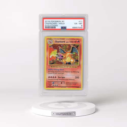 2016 Pokémon XY Evolutions #11 Charizard - Holo (PSA 6 EX-MT)