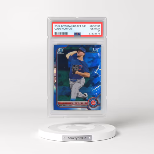 2022 Bowman Draft Chrome Sapphire Edition #BDC193 Cade Horton (PSA 10 GEM MINT)