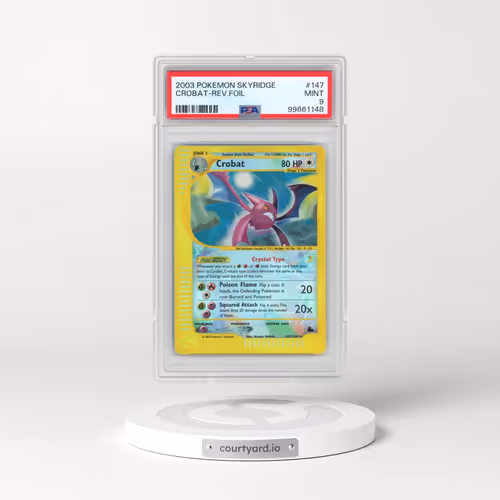 2003 Pokémon Skyridge #147 Crobat - Reverse Foil (PSA 9 MINT)
