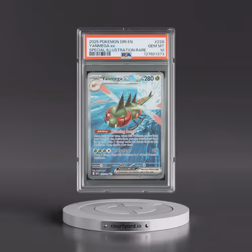 2025 Pokémon Dri EN-Destined Rivals #228 Yanmega EX - Holo Special Illustration Rare (PSA 10 GEM MIN