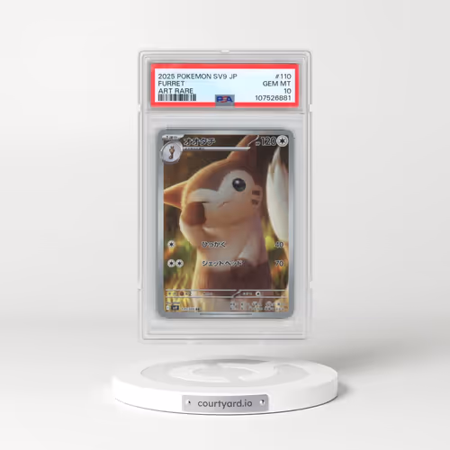 2025 Pokémon SV9-Battle Partners #110 Furret - Art Rare (PSA 10 GEM MINT)