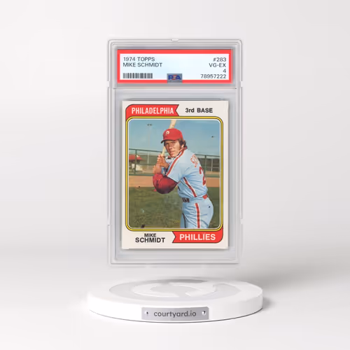 1974 Topps #283 Mike Schmidt (PSA 4 VG-EX)