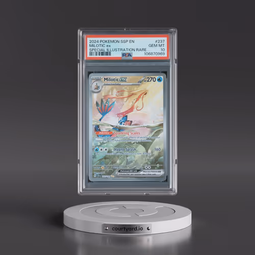 2024 Pokémon Ssp EN-Surging Sparks #237 Milotic EX - Holo Special Illustration Rare (PSA 10 GEM MINT