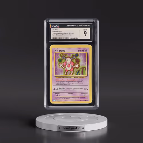 2023 Pokémon Clb-Trading Card Game Classic Blastoise & Suicune EX Deck #013 Mr. Mime (CGC 9 MINT)