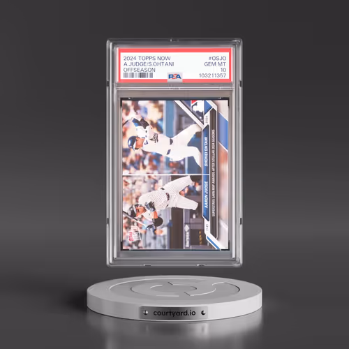 2024 Topps Now Offseason #OSJO Aaron Judge/Shohei Ohtani (PSA 10 GEM MINT)