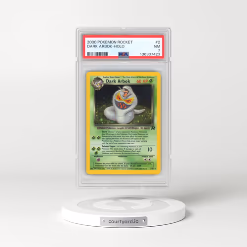 2000 Pokémon Rocket #2 Dark Arbok - Holo (PSA 7 NM)