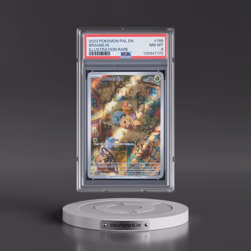 2023 Pokémon Pal EN-Paldea Evolved #198 Bramblin - Illustration Rare (PSA 8 NM-MT)