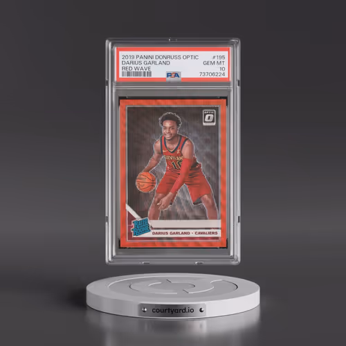 2019 Panini Donruss Optic #195 Darius Garland - Red Wave (PSA 10 GEM MINT)