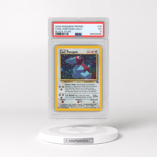 2000 Pokémon Promo Black Star #15 Cool Porygon - Holo (PSA 5 EX)