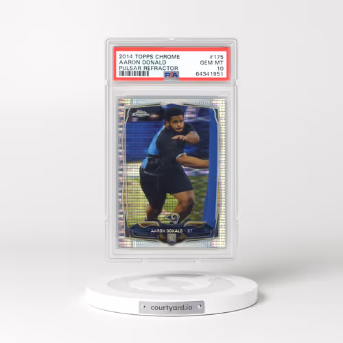 2014 Topps Chrome #175 Aaron Donald - Pulsar Refractor (PSA 10 GEM MINT)