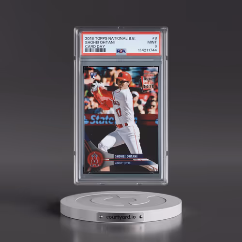 2018 Topps National Baseball Card Day #8 Shohei Ohtani (PSA 9 MINT)