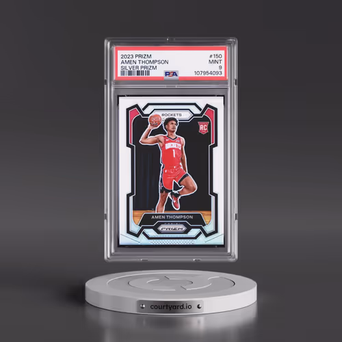 2023 Panini Prizm #150 Amen Thompson - Silver Prizm (PSA 9 MINT)