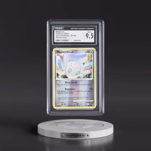 2007 Diamond & Pearl #87/130 Magnemite - Reverse Holo (CGC 9.5 MINT+)