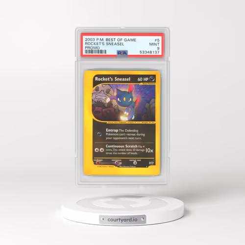 2003 Pokémon Best of Game Promo #5 Rocket's Sneasel (PSA 9 MINT)