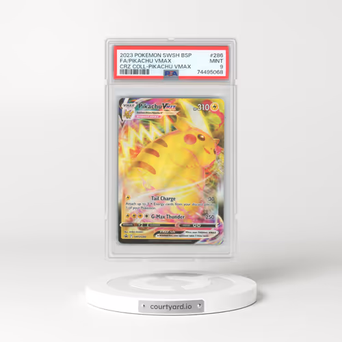 2023 Pokémon Swsh Black Star Promo #286 Pikachu Vmax - Full Art Crown Zenith Collections-Pikachu Vmax (PSA 9 MINT)