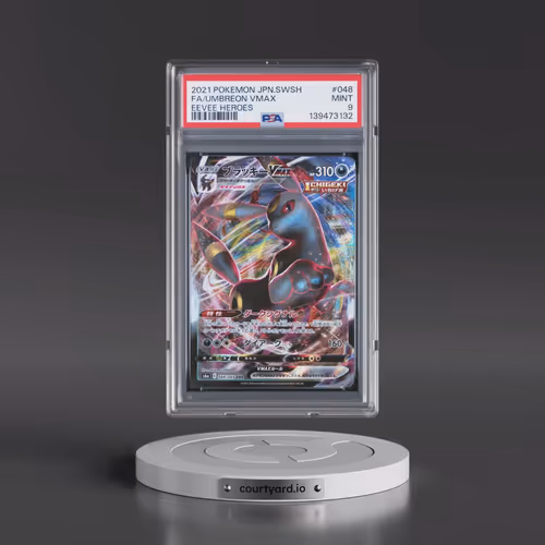 2021 Pokémon Sword & Shield Eevee Heroes #048 Umbreon Vmax - Full Art (PSA 9 MINT)