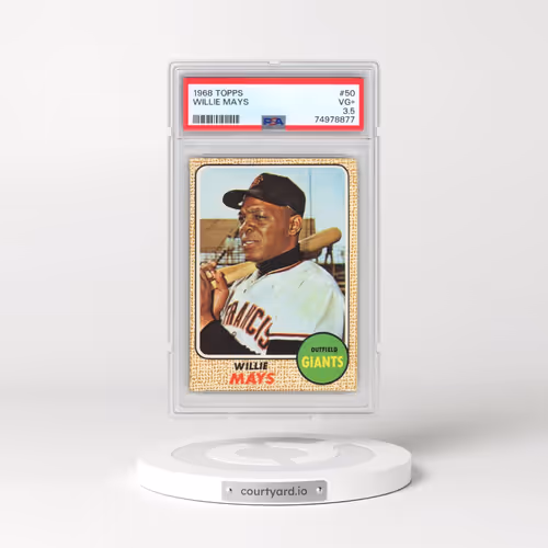 1968 Topps #50 Willie Mays (PSA 3.5 VG+)