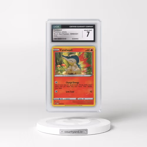 2017 Black Star Promos - Sword & Shield #SWSH221 Cyndaquil - Holo (CGC 7 NM)