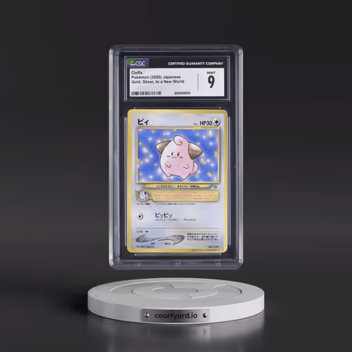 1999 Gold, Silver, to a New World Cleffa (CGC 9 MINT)