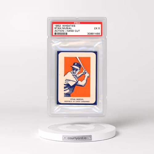 1952 Wheaties Stan Musial - Action-Hand Cut (PSA 5 EX)