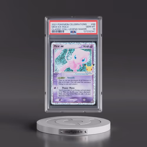 2021 Pokémon Celebrations Classic Collection #88 Mew EX - Holo Holo (PSA 10 GEM MINT)
