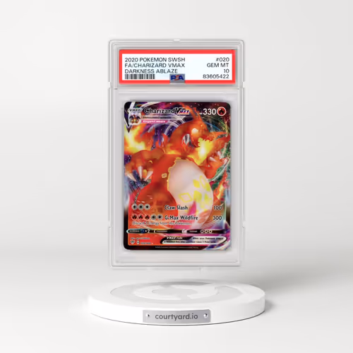 2020 Pokémon Sword & Shield Darkness Ablaze #020 Charizard Vmax - Full Art (PSA 10 GEM MINT)