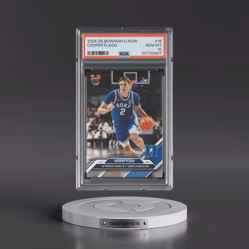 2024-25 Bowman U Now #16 Cooper Flagg (PSA 10 GEM MINT)