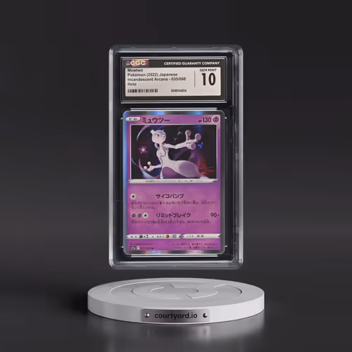 2022 Incandescent Arcana #035/068 Mewtwo - Holo (CGC 10 GEM MINT)