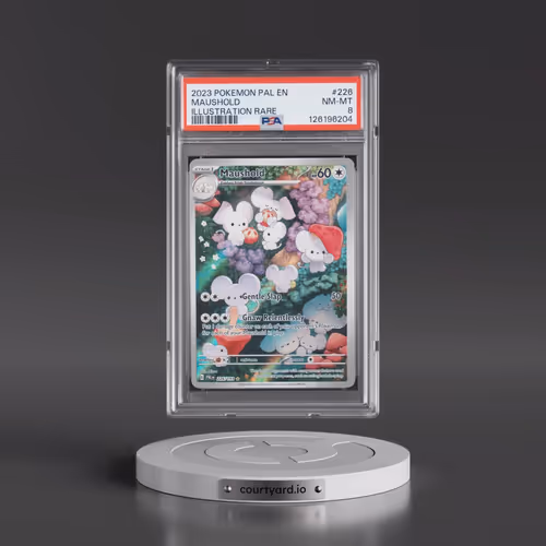 2023 Pokémon Pal EN-Paldea Evolved #226 Maushold - Illustration Rare (PSA 8 NM-MT)
