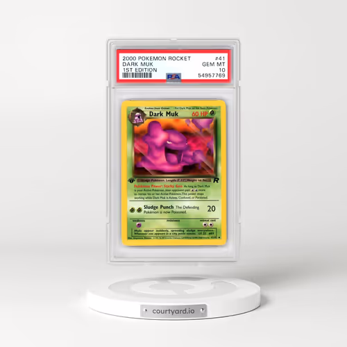 2000 Pokémon Rocket #41 Dark Muk - 1st Edition (PSA 10 GEM MINT)