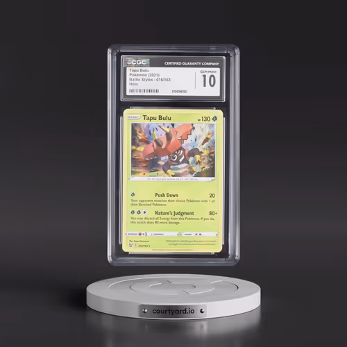 2021 Battle Styles #016/163 Tapu Bulu - Holo (CGC 10 GEM MINT)