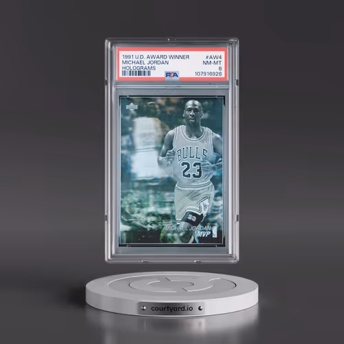 1991 Upper Deck Award Winner Hologram #AW4 Michael Jordan (PSA 8 NM-MT)