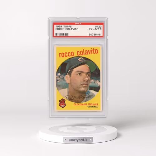 1959 Topps #420 Rocco Colavito (PSA 6 EX-MT)