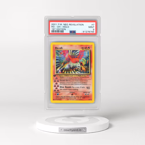 2001 Pokémon Neo Revelation #7 HO-Oh - 1st Edition Holo (PSA 9 MINT)