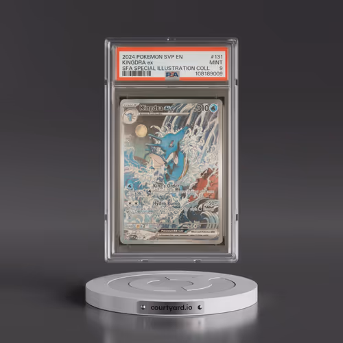 2024 Pokémon Svp EN-SV Black Star Promo #131 Kingdra EX - Holo Shrouded Fable Special Illustration C