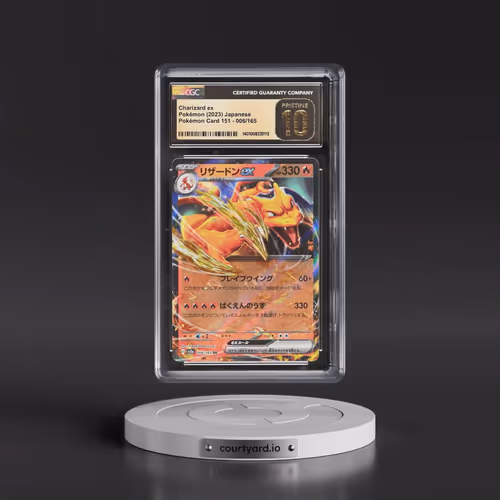 2023 Pokémon Card 151 #006/165 Charizard ex - Holo (CGC 10 PRISTINE)