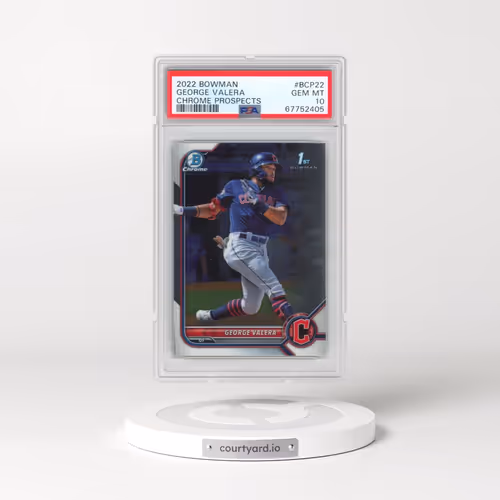 2022 Bowman Chrome Prospects #BCP22 George Valera (PSA 10 GEM MINT)