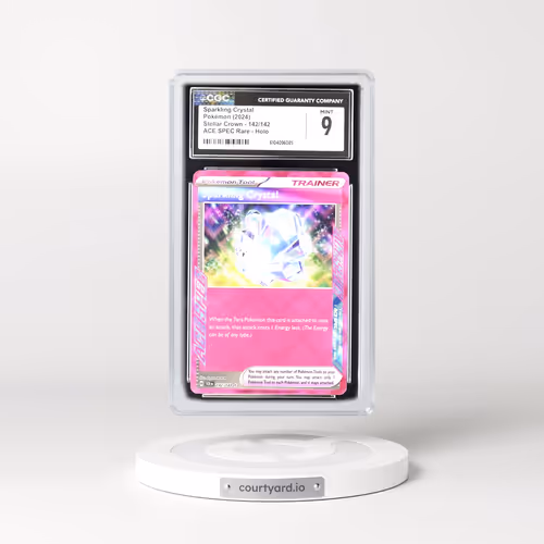 2024 Pokémon Scr EN-Stellar Crown #142 Sparkling Crystal (CGC 9 MINT)