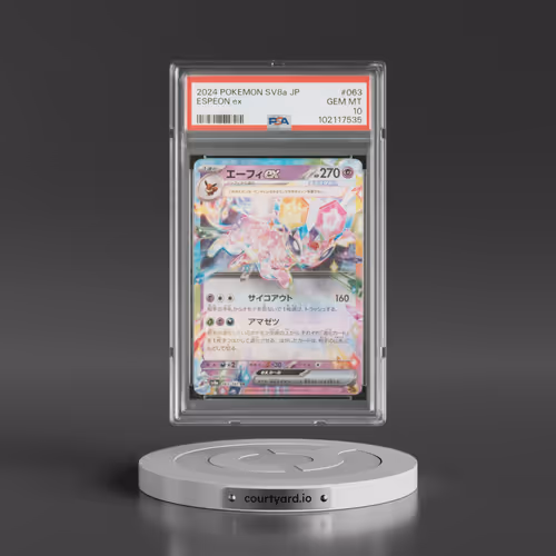 2024 Pokémon Sv8a-Terastal Fest EX #063 Espeon EX - Holo (PSA 10 GEM MINT)