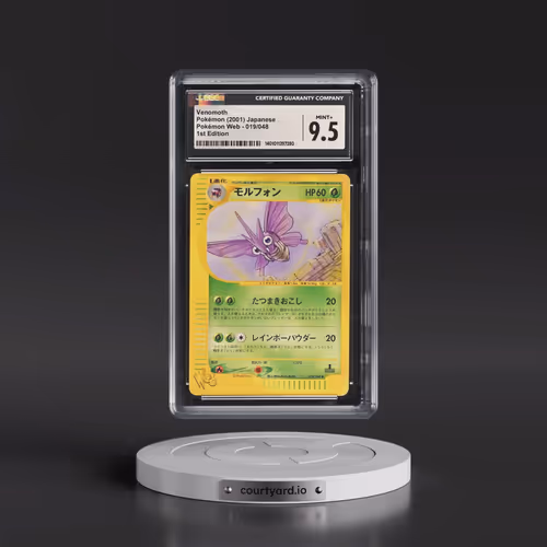 2001 Pokémon Web #019/048 Venomoth - 1st Edition (CGC 9.5 MINT+)